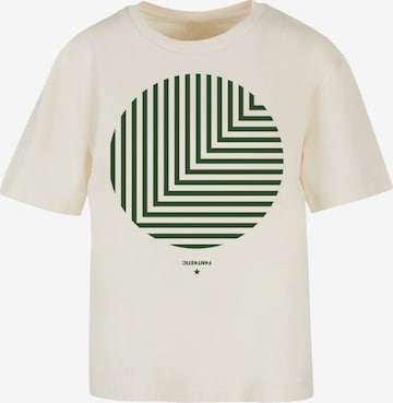 F4NT4STIC T-Shirt 'Geometrics' in Beige: predná strana