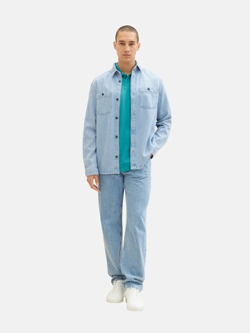 TOM TAILOR DENIM Poloshirt in Blau