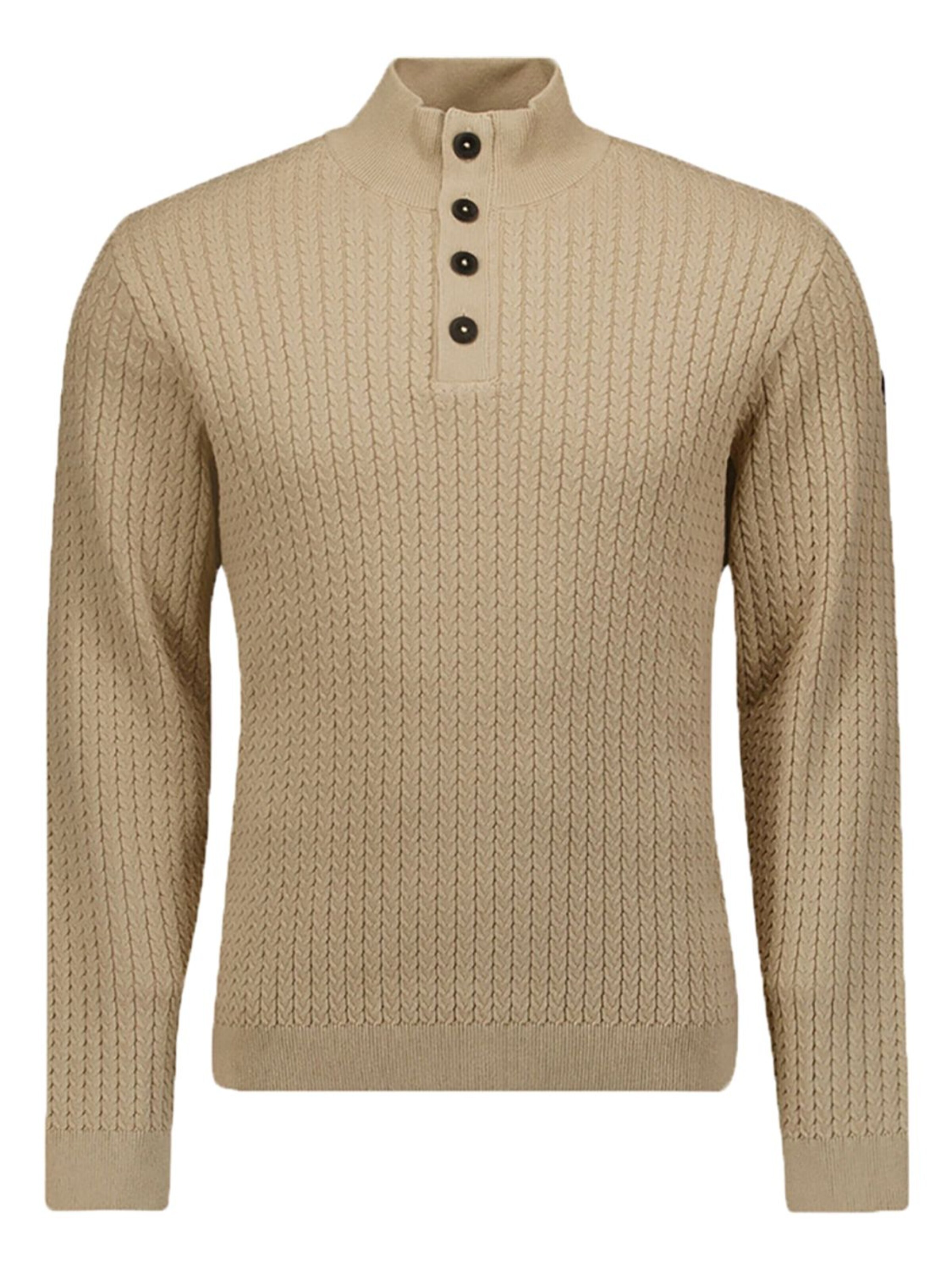No Excess Sweater in Beige: front