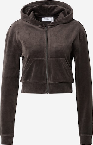 WEEKDAY Sweatjacke 'Juno' in Schwarz: predná strana