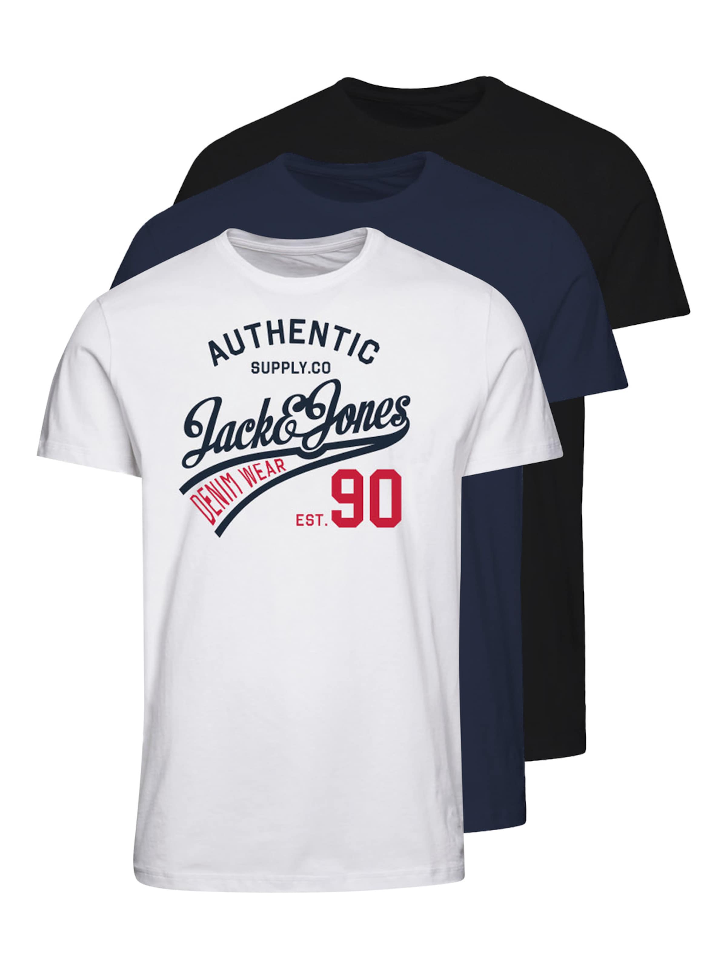 Jack & Jones Junior T-Shirt 'JJEthan' in Blau: Vorderseite