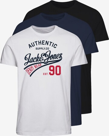 Jack & Jones Junior T-shirt 'Ethan' i blå: framsida