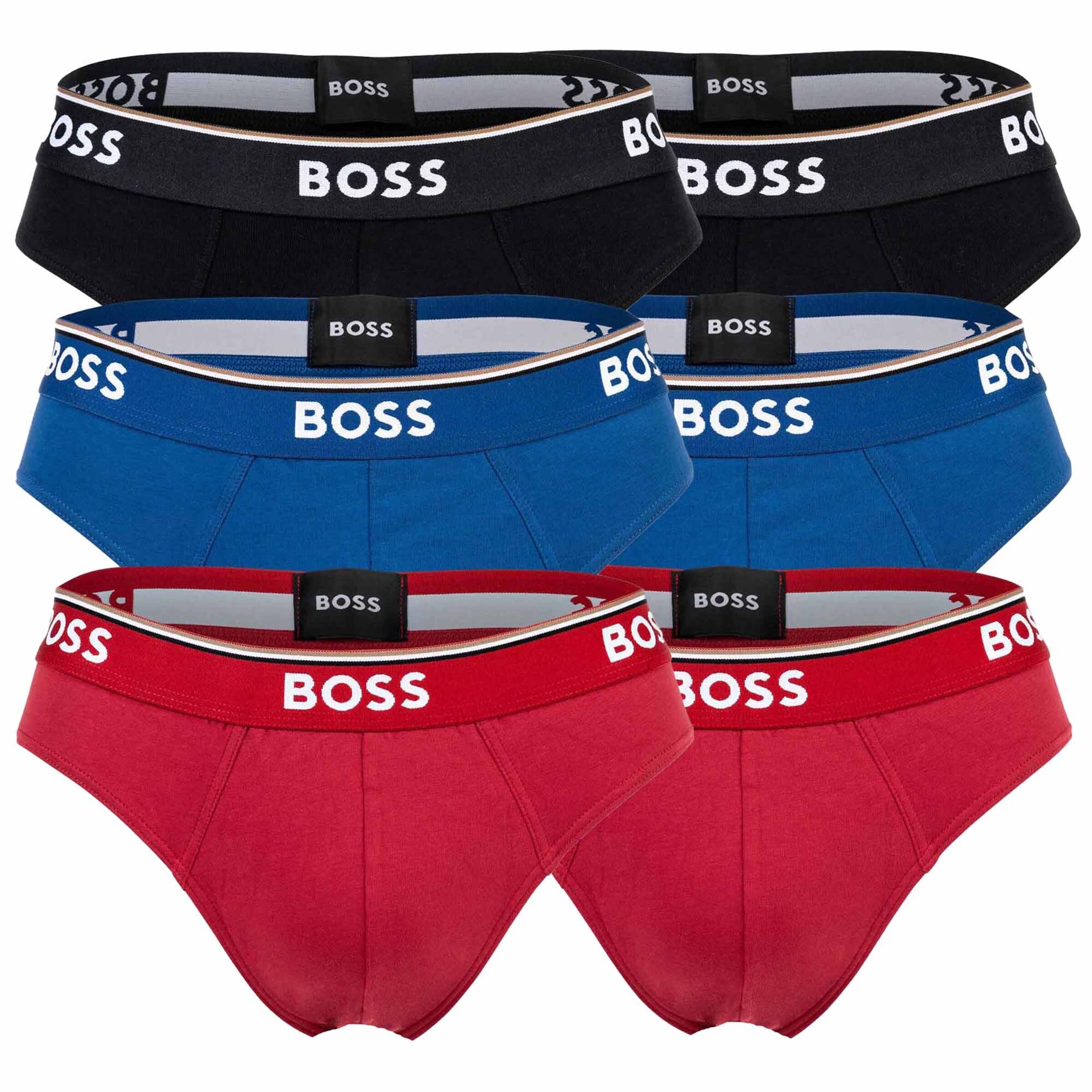 BOSS Slip in Blauw: voorkant