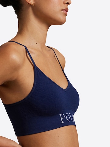 Polo Ralph Lauren Bustier BH ' Ribbed Seamless ' in Blauw