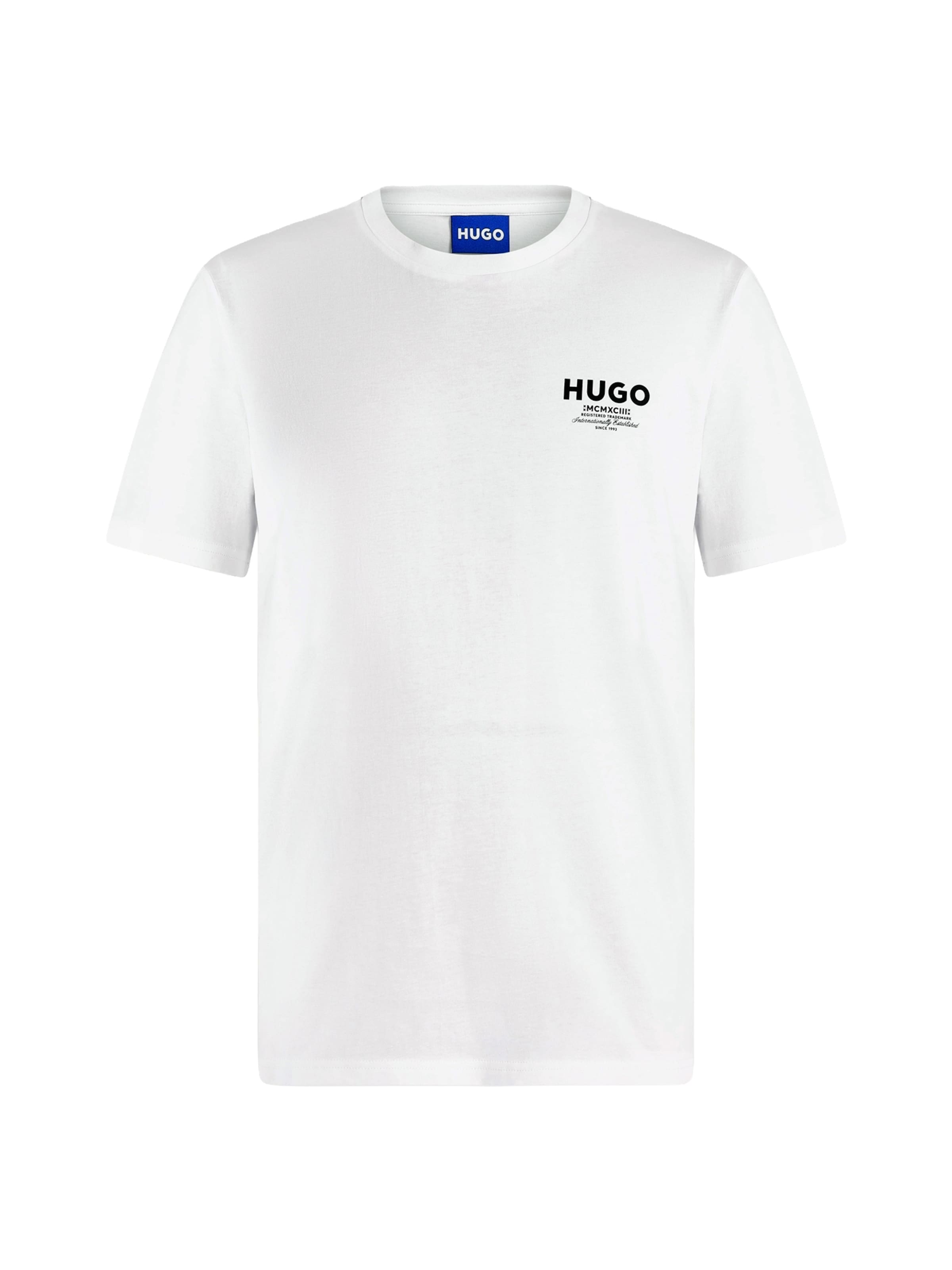 HUGO T-Shirt 'Nesptee' in Weiß: Vorderseite
