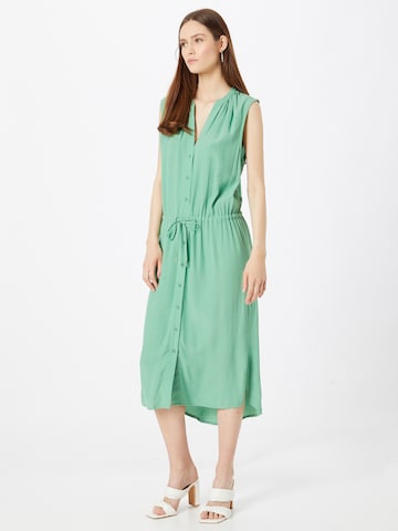 SOAKED IN LUXURY Shirt Dress 'Helia' in Green: front