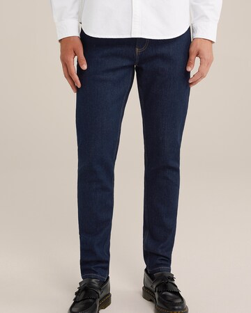 Coupe slim Jean WE Fashion en bleu : devant