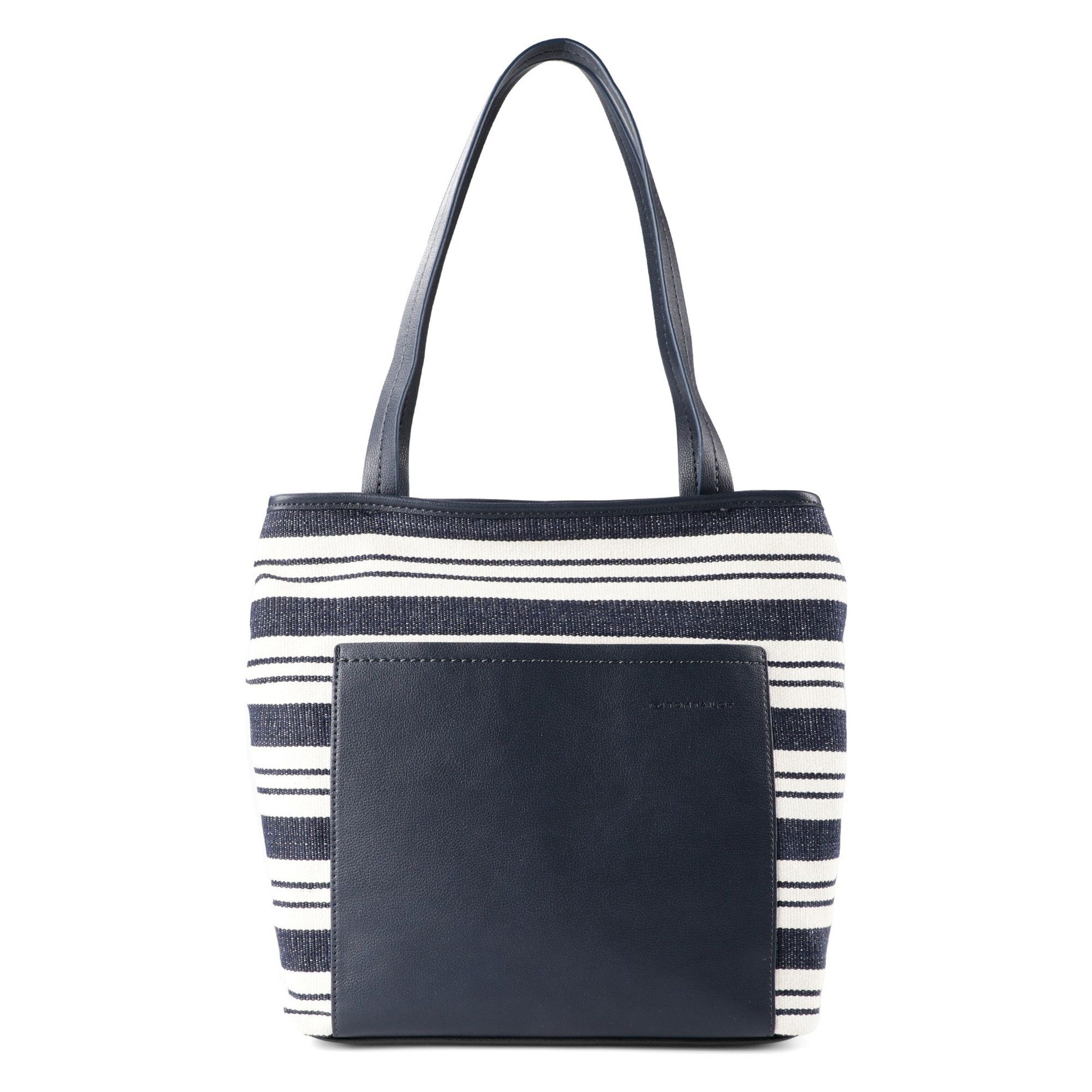 TOM TAILOR Shopper 'Elodie' in Blauw: voorkant