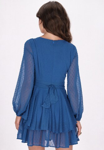 faina Dress in Blue
