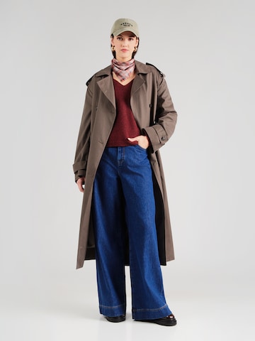 VERO MODA Sweter 'VMBESTI' w kolorze czerwony