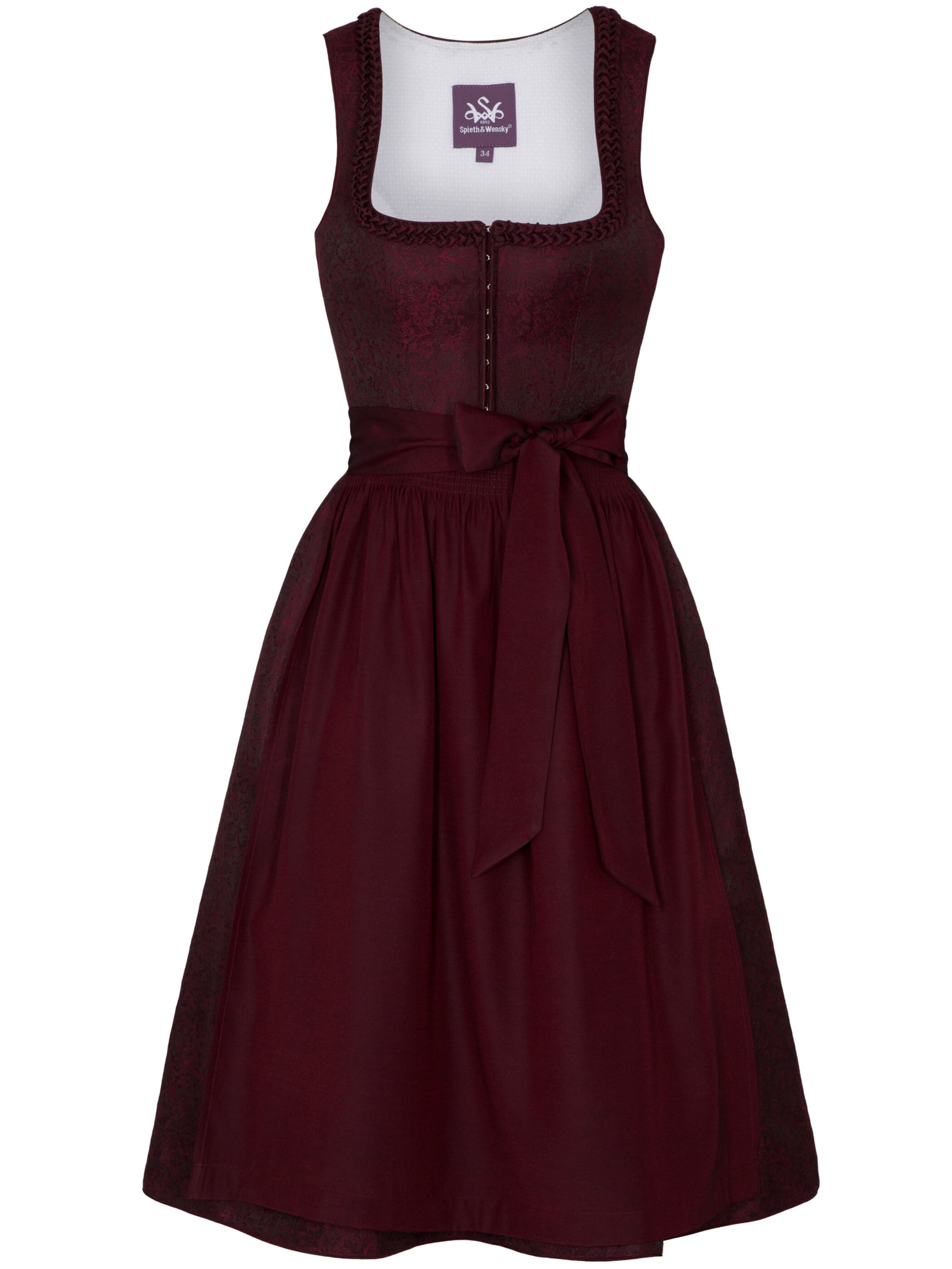 Dirndl 'Gesia' SPIETH & WENSKY en rouge : devant