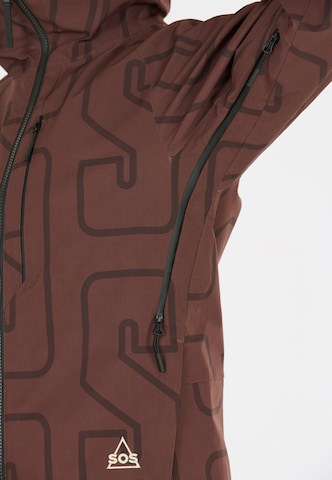 SOS Outdoor jacket 'Cervinia' in Brown
