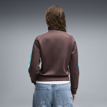 PUMA Sweatjacke 'T7 ALWAYS ON' in Braun