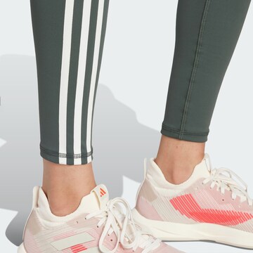 ADIDAS PERFORMANCE Skinny Παντελόνι φόρμας 'Hyperglam Shine Full-length' σε πράσινο