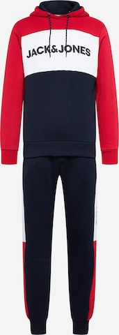 JACK & JONES Sweatsuit in Red: front