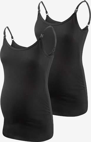 M.M.C. Top 'Stilltop' in Black: front