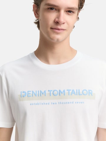 TOM TAILOR DENIM - Camiseta en blanco