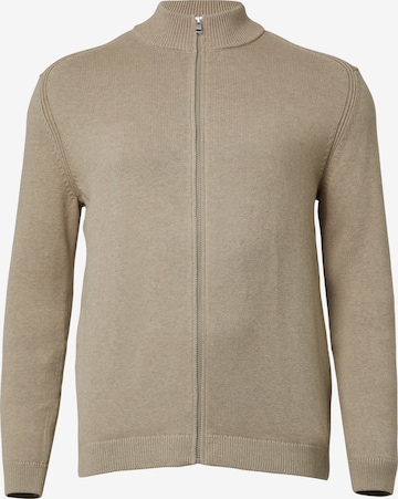 s.Oliver Gebreid vest in Beige: voorkant