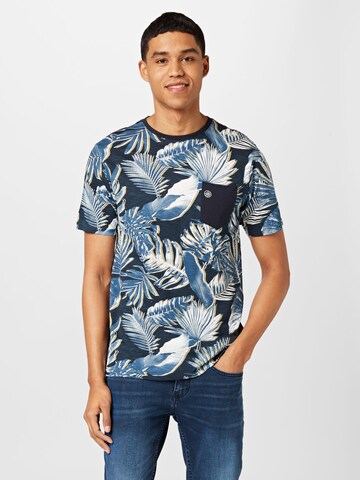 Jack's T-Shirt in Blau: Vorderseite