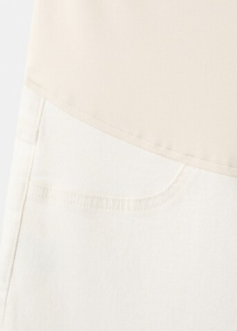MANGO Boot cut Jeans 'Bootmum' in White