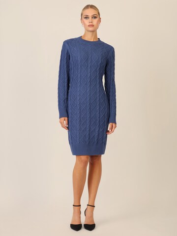 APART Knitted dress in Blue