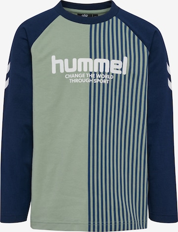 Hummel Shirt in Blauw: voorkant