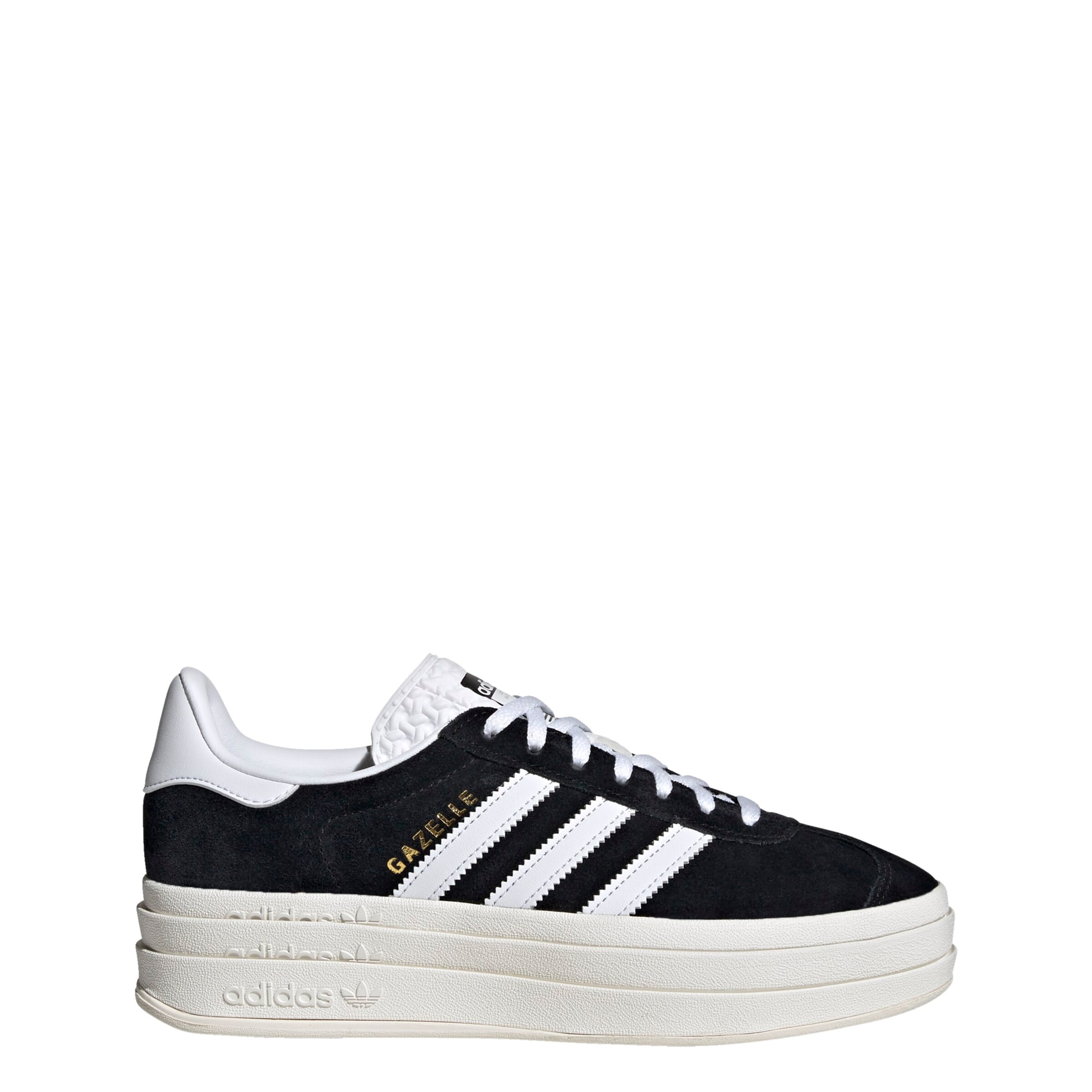 melns ADIDAS ORIGINALS Zemie brīvā laika apavi 'Gazelle Bold'