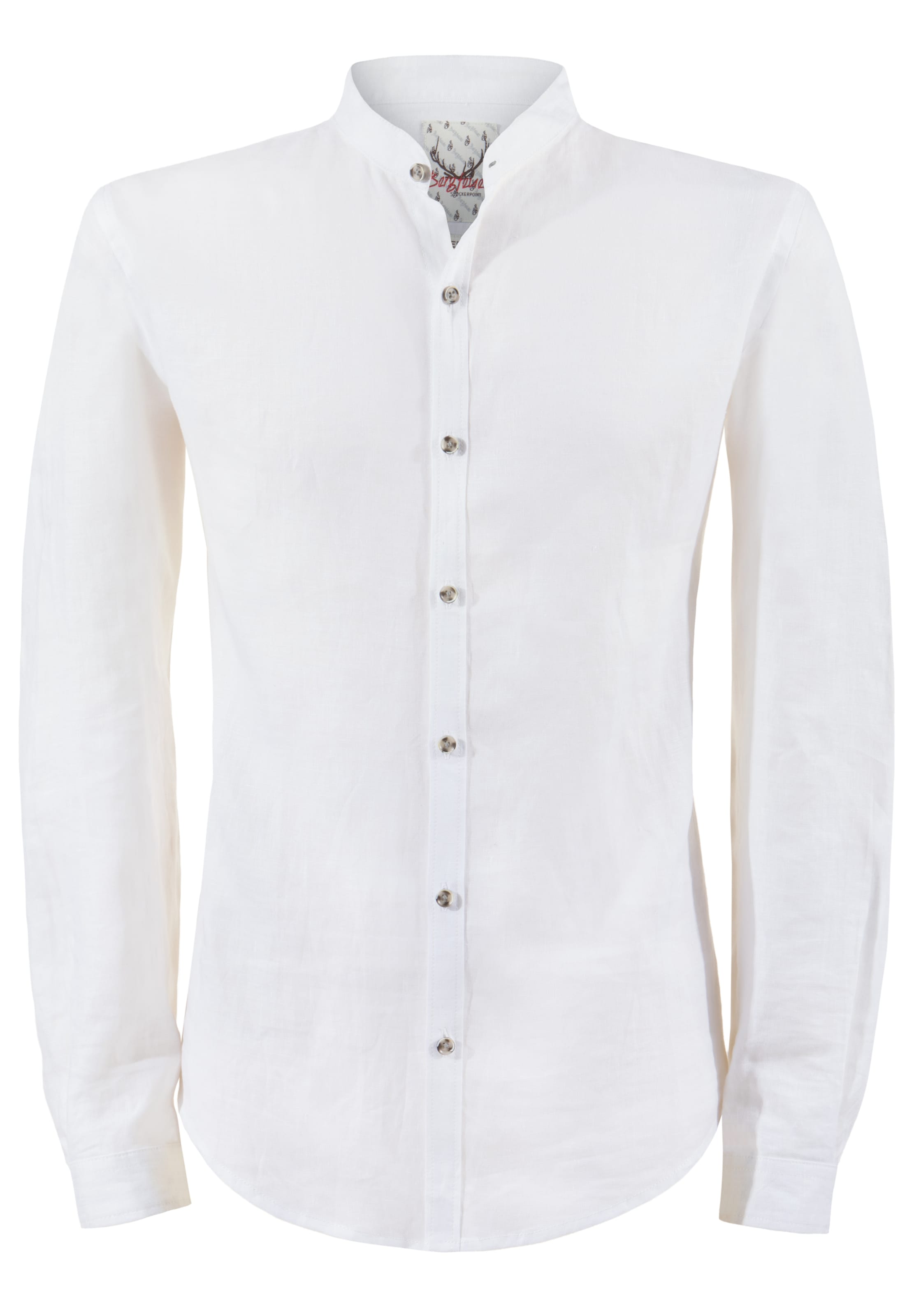 STOCKERPOINT Comfort fit Traditional button up shirt 'Friedrich' in White: front