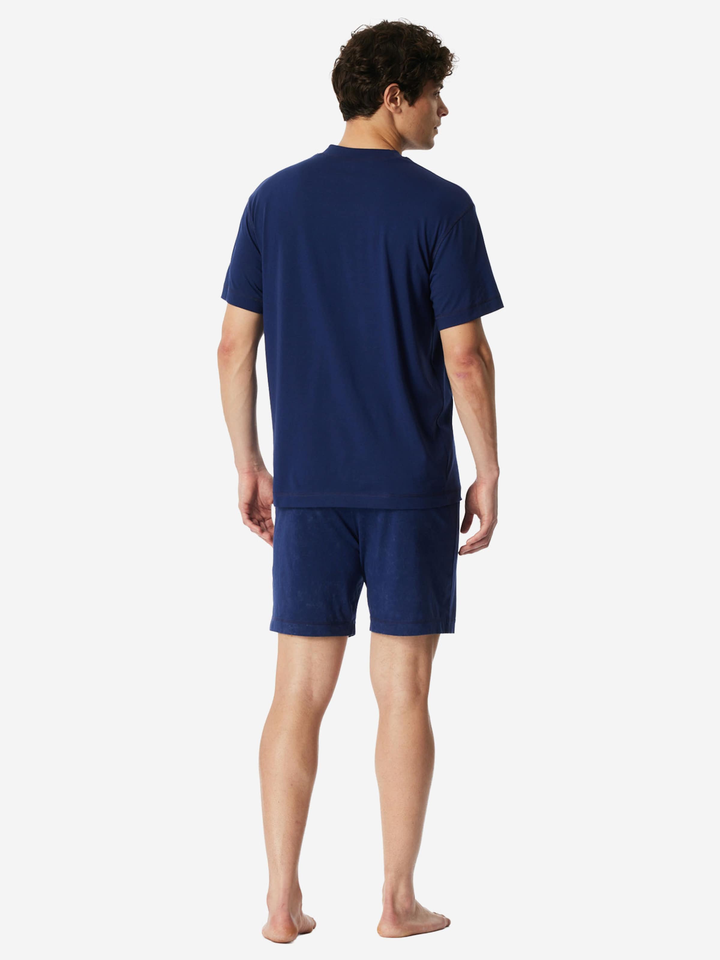 SCHIESSER Shorty ' Modern Essentials ' in Blau