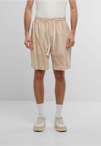Another Cotton Lab - regular Pantalón en beige: frente
