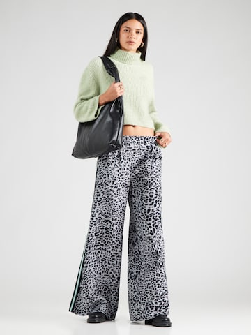 Wide Leg Pantalon COMMA en noir