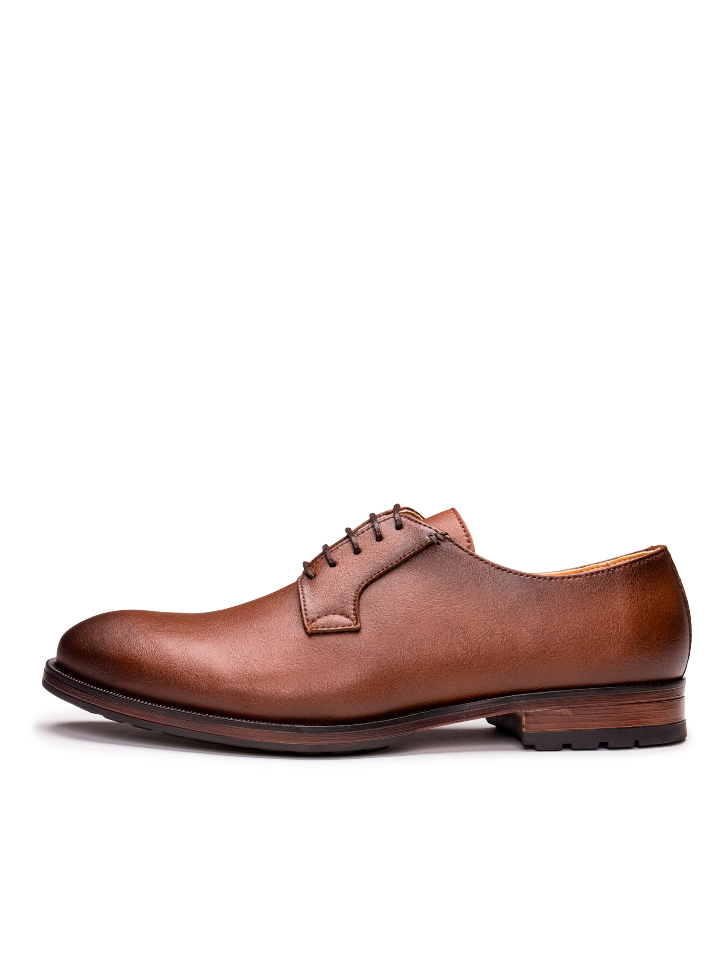 Chaussure à lacets 'Mikel' nae Vegan Shoes en marron : devant