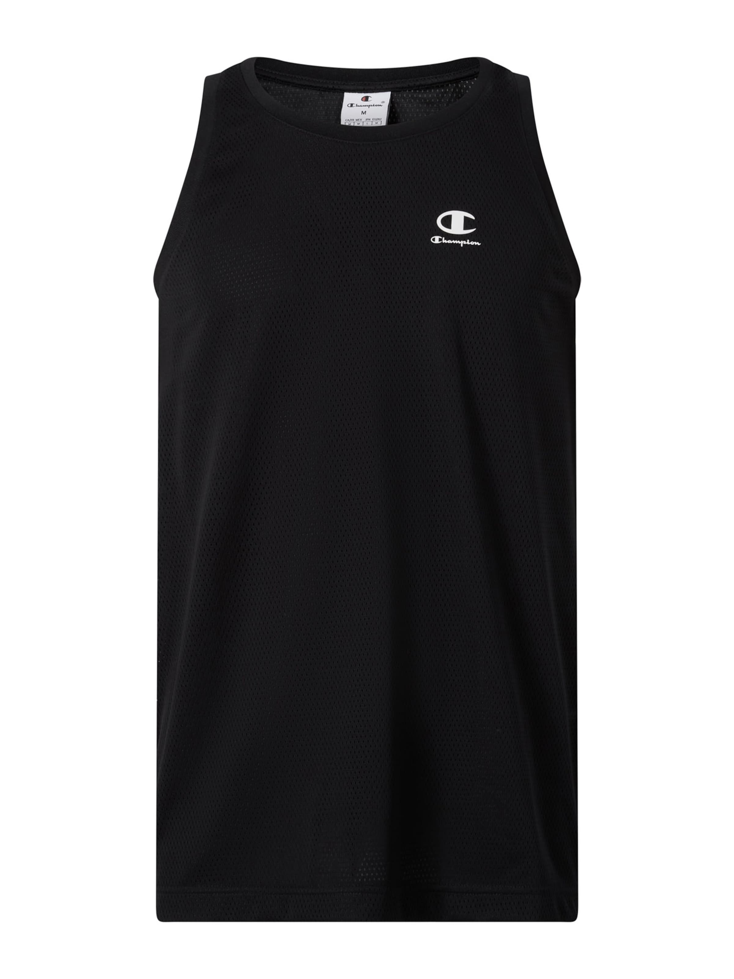 T-Shirt Champion Authentic Athletic Apparel en noir : devant