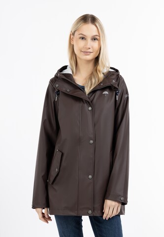 Schmuddelwedda Weatherproof jacket in Brown: front