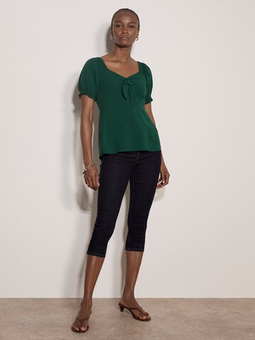 Chemisier ' ' Apricot en vert