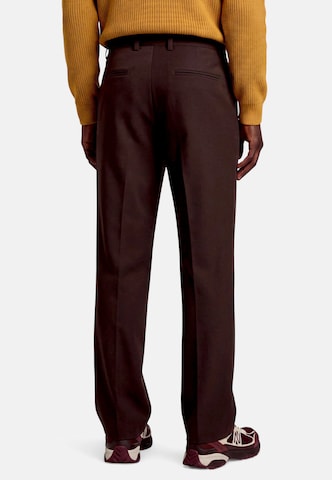 Loosefit Pantaloni con piega frontale di zero in marrone