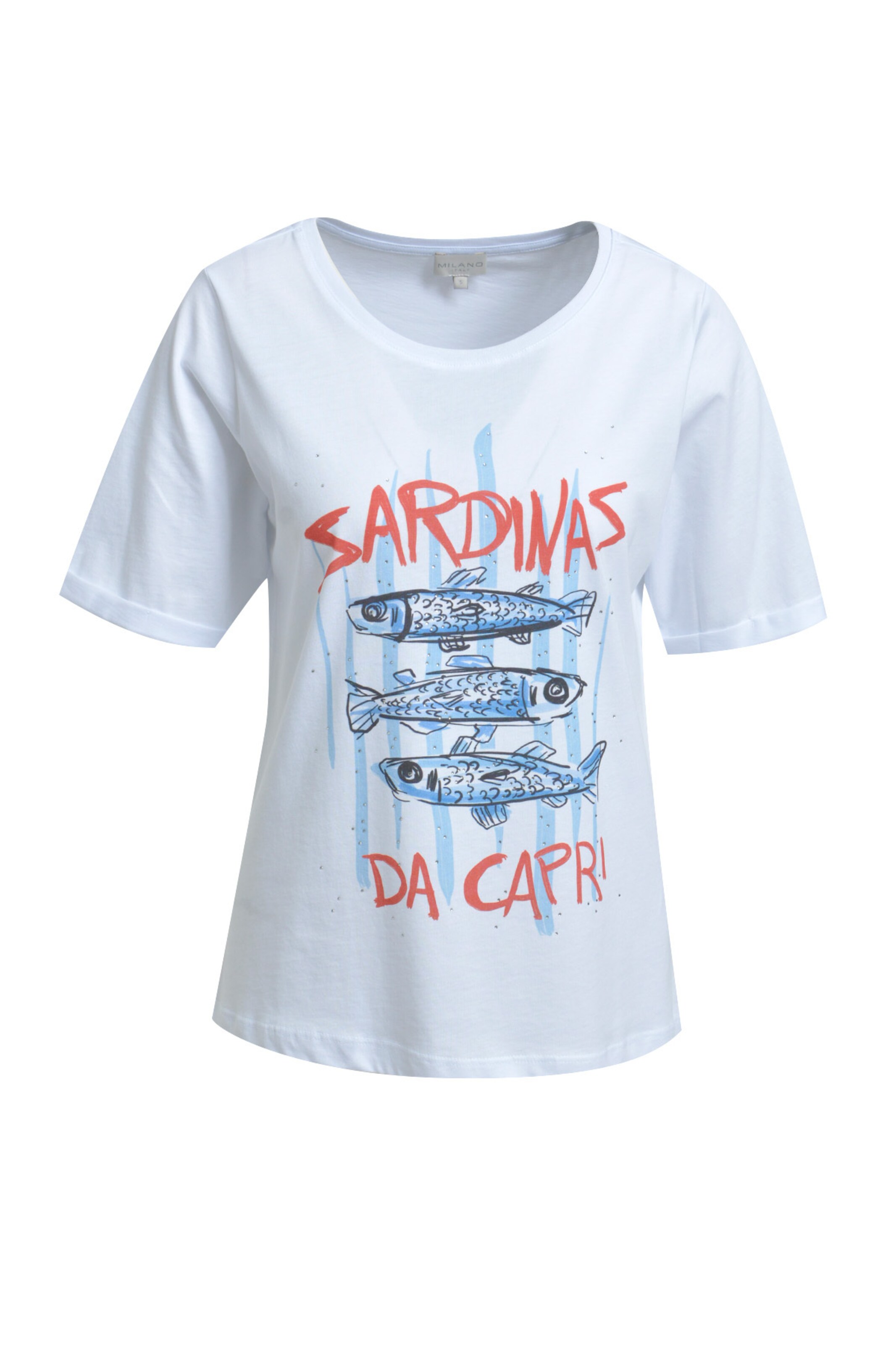 Milano Italy Shirt in White: front