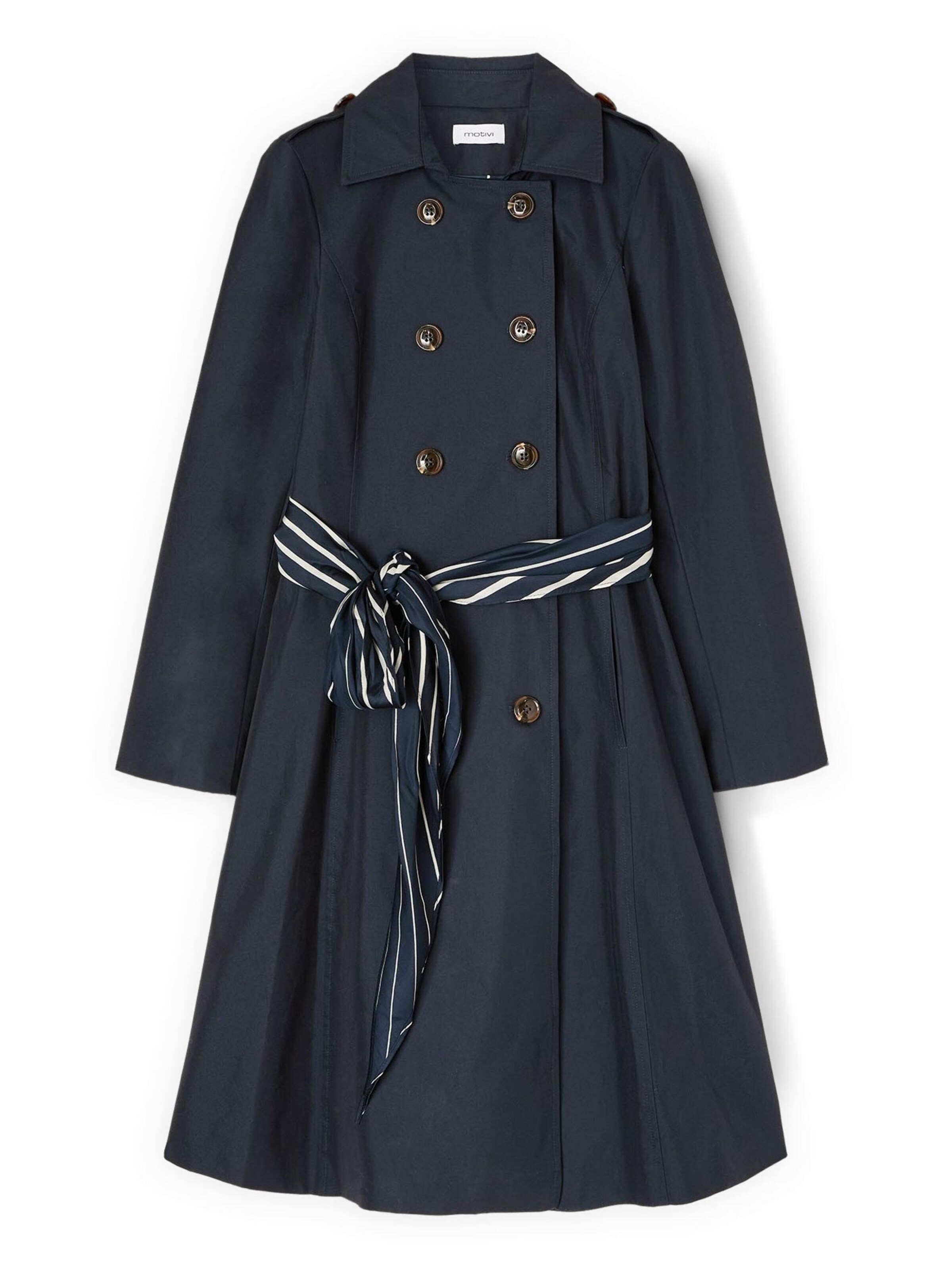 Manteau d’hiver MOTIVI en bleu : devant