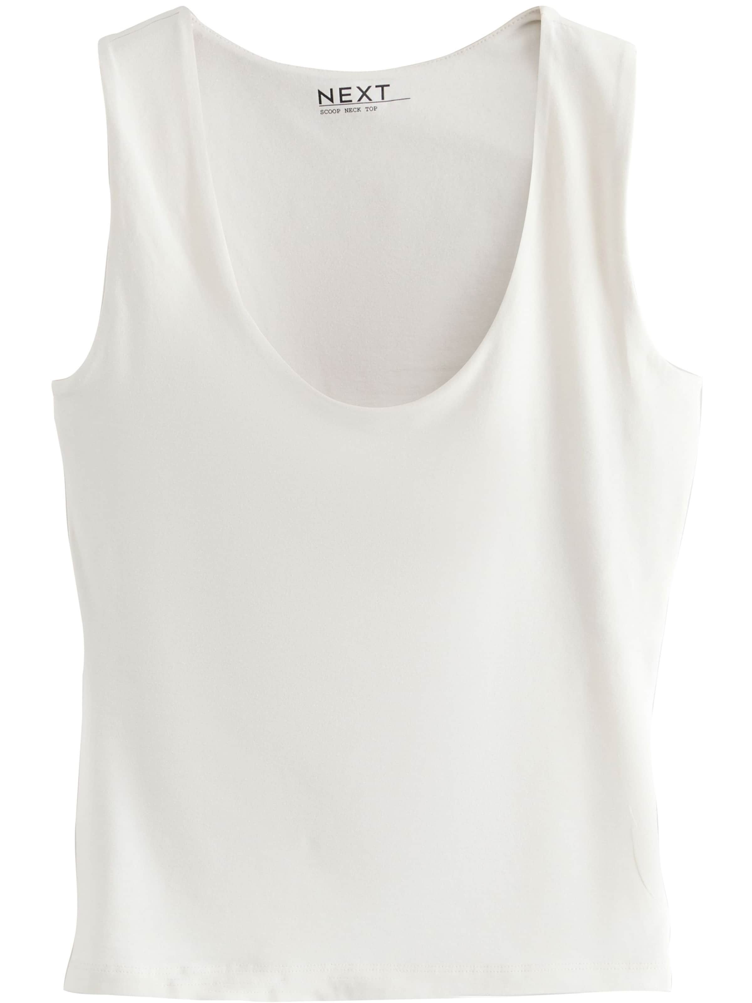 balta Next Palaidinė be rankovių: priekis