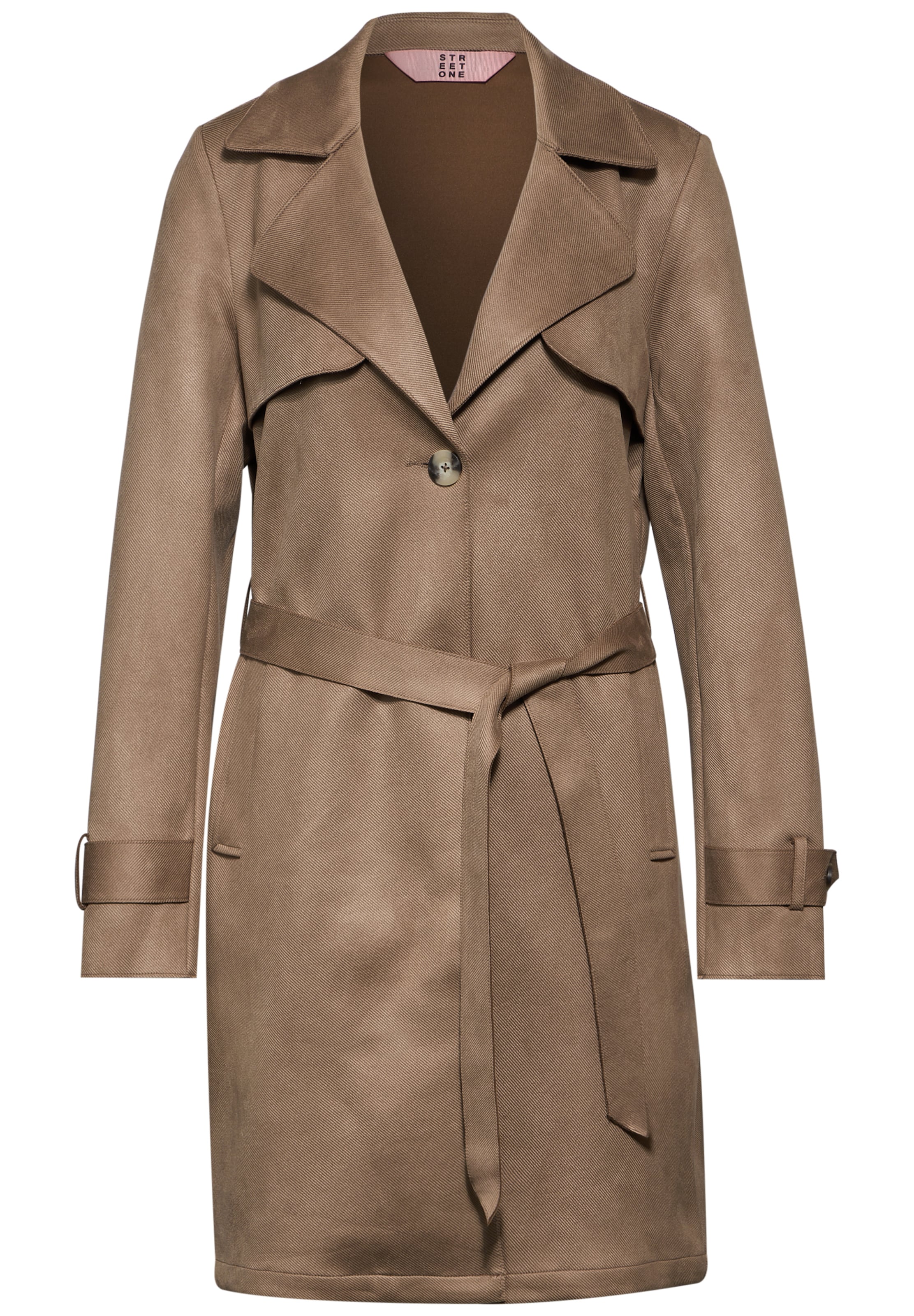 STREET ONE Übergangsmantel in Beige: Vorderseite