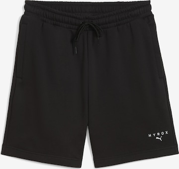 PUMA Loosefit Sportbroek 'PUMA x HYROX' in Zwart: voorkant