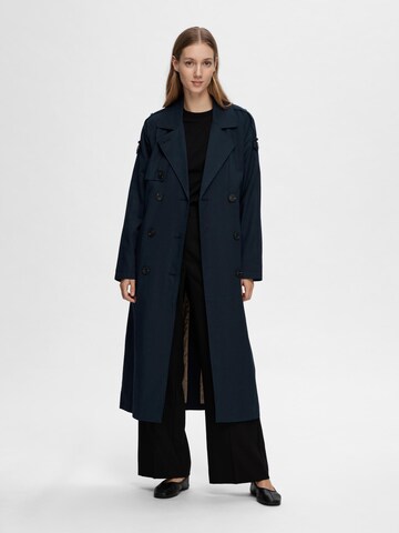 SELECTED FEMME Демисезонное пальто 'New Bren' в Синий