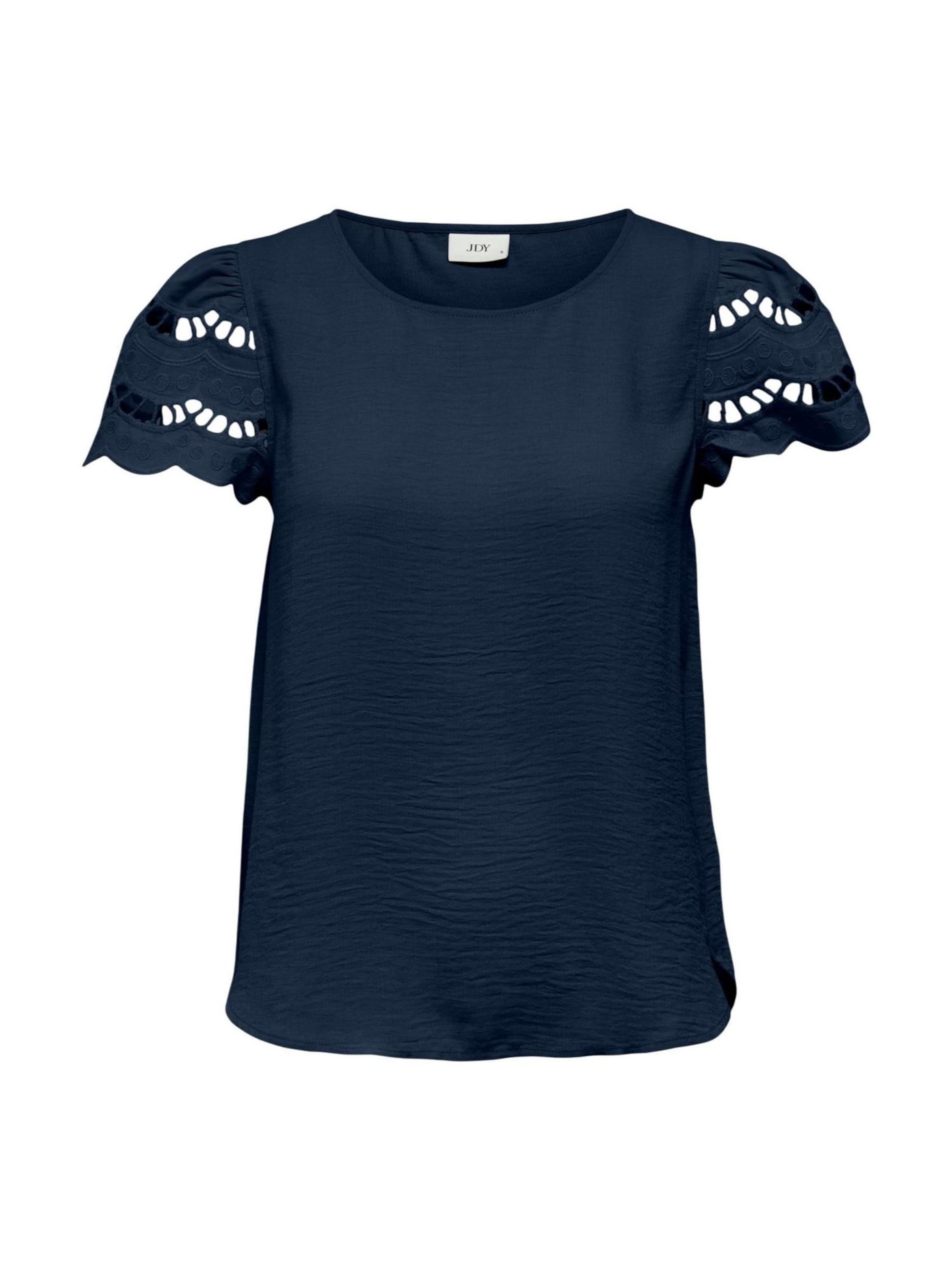 Maglietta 'Jdyhannah S/S Lace Wvn 15312609' di Jaqueline de Yong in blu: frontale