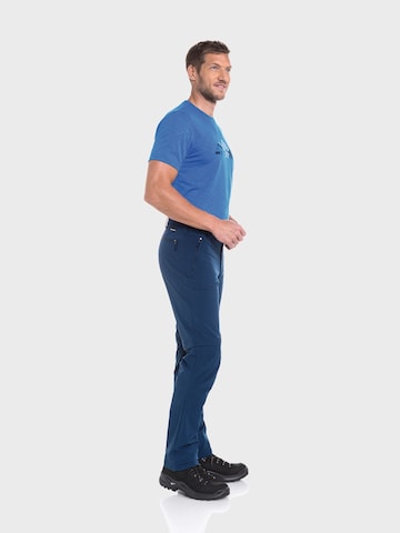 Schöffel Slimfit Hose ' Pants Folkstone Zip Off ' in Blau