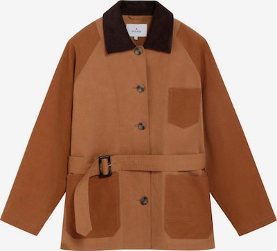 Scalpers Prijelazna jakna 'Wax' u smeđa / zeleno smeđa, Pregled proizvoda