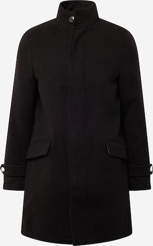 BURTON MENSWEAR LONDON Between-seasons coat in Black: front