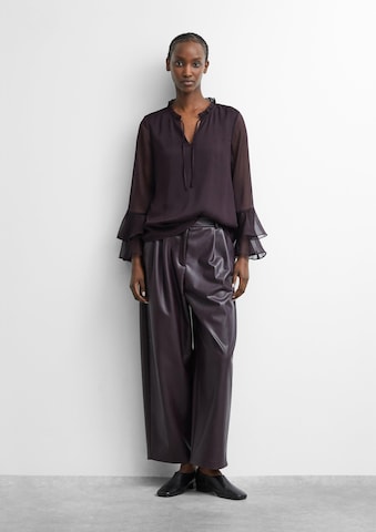 COMMA Blouse in Lila: voorkant