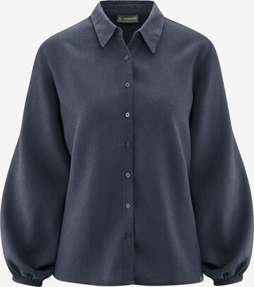 HempAge Bluse in Grau: predná strana