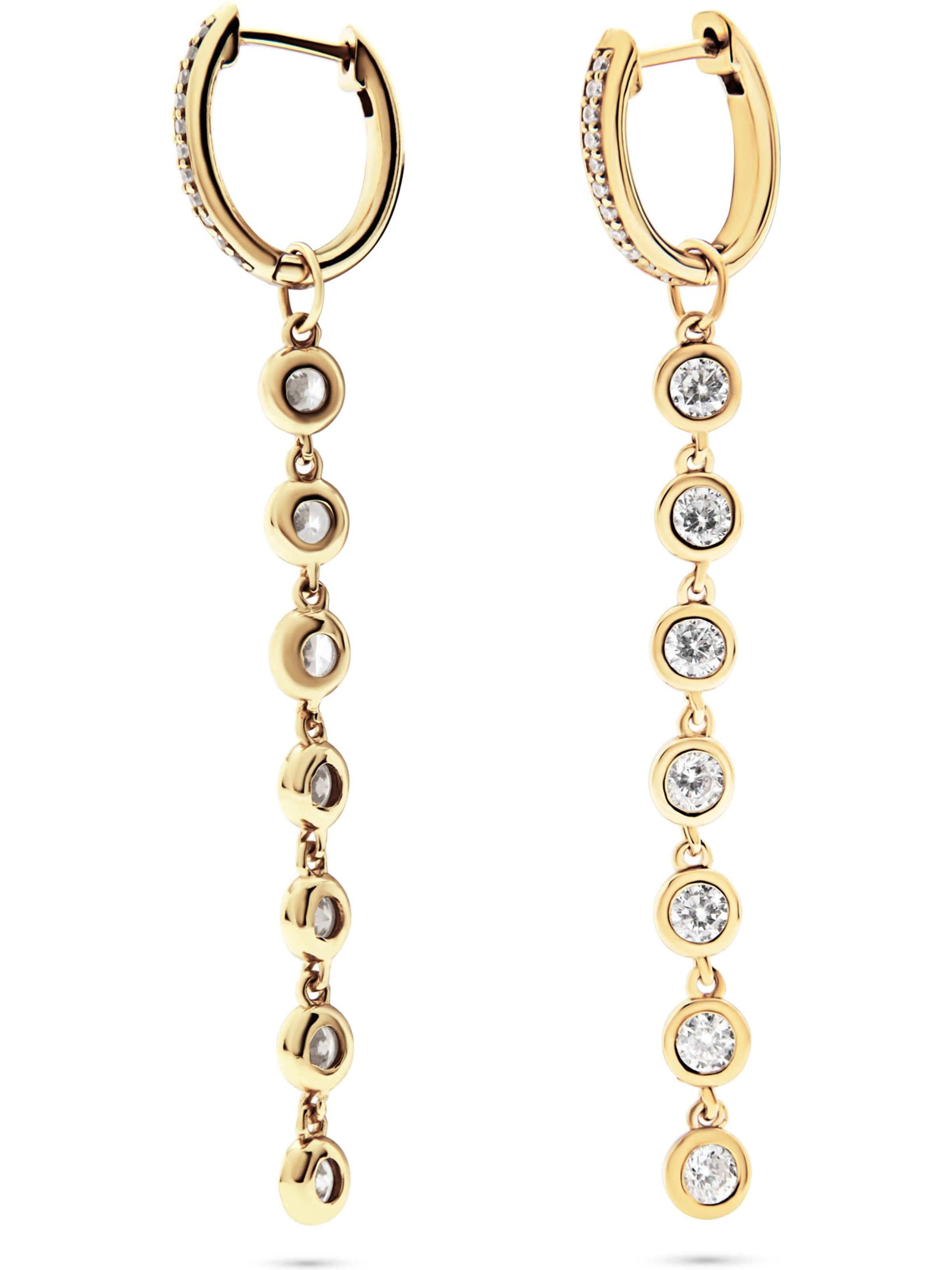 FAVS Earrings in Gold: front