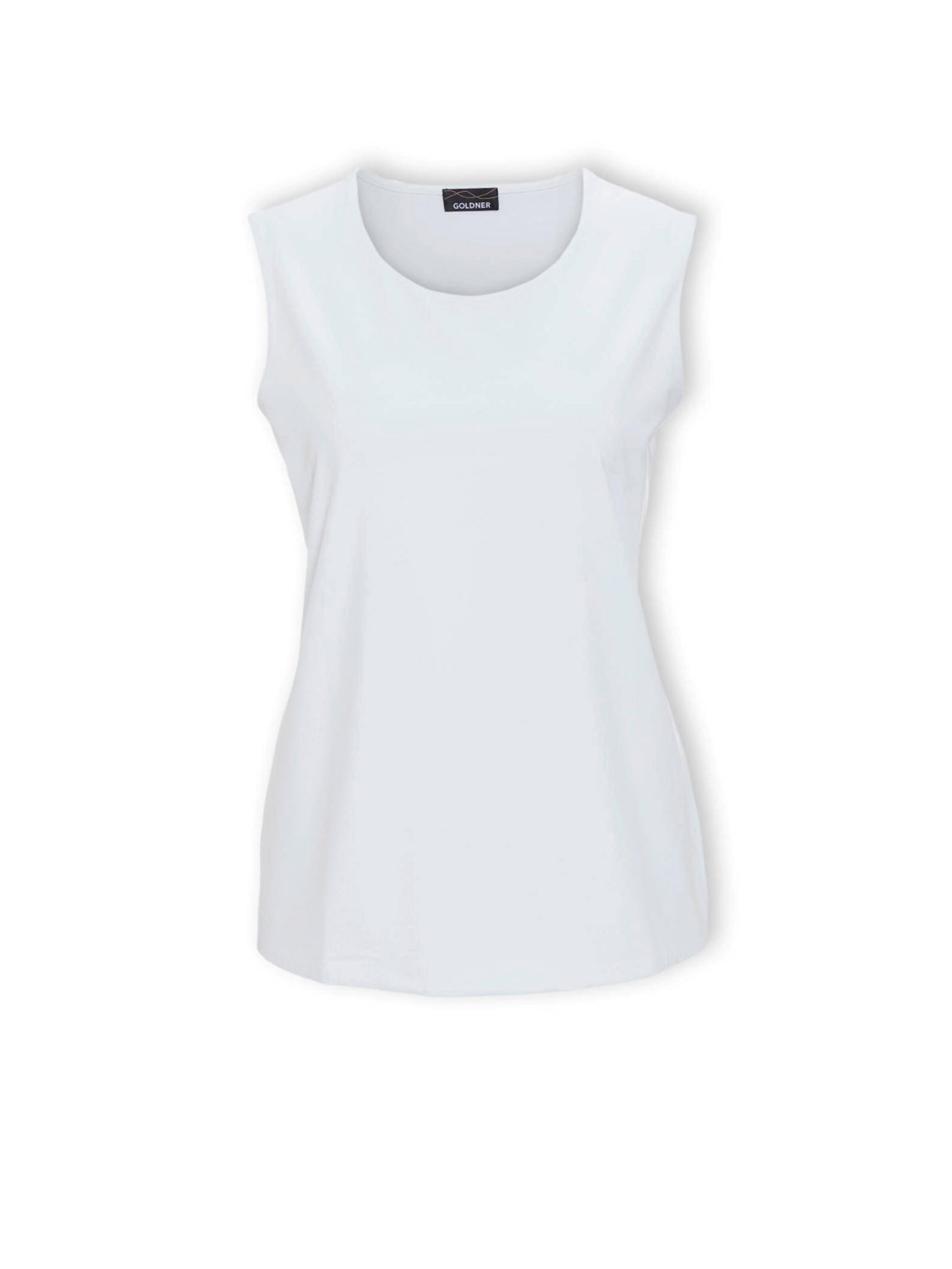 Goldner Top in Blau: Vorderseite